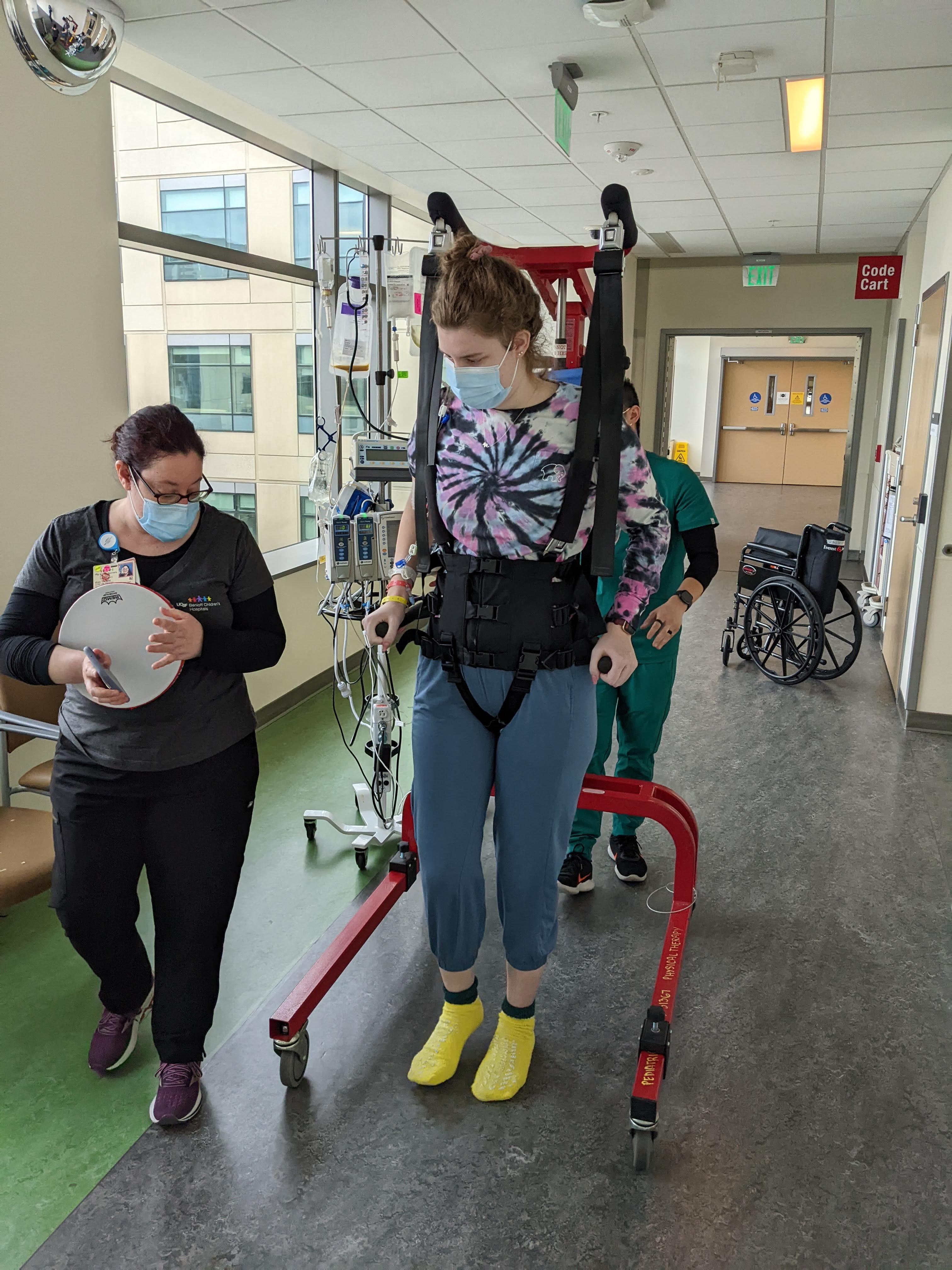 Cait walking