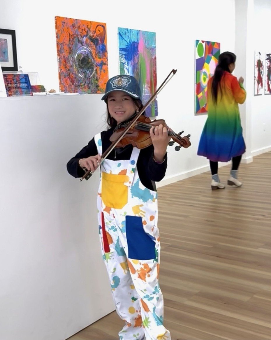 Juliette and her art