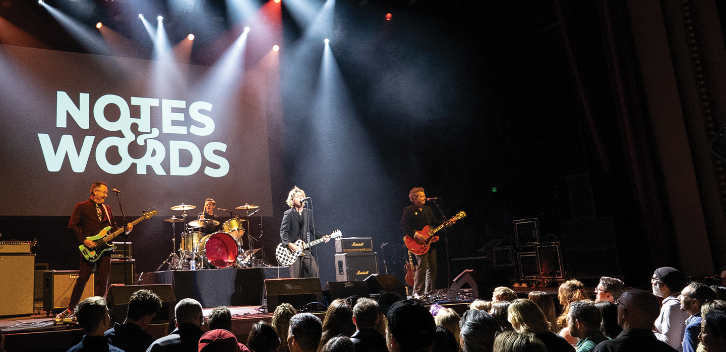 Notes & Words 2026 performance header