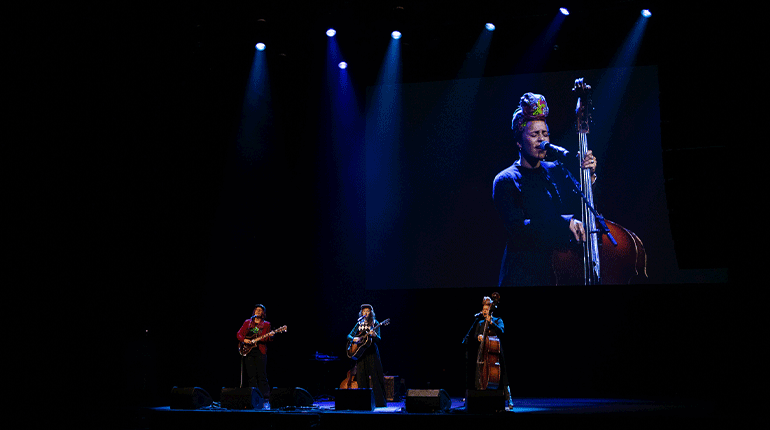 The Rainbow Girls perform at Notes & Words