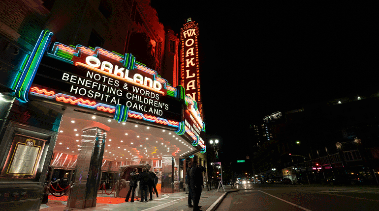 Fox Theater Oakland, Notes & Words