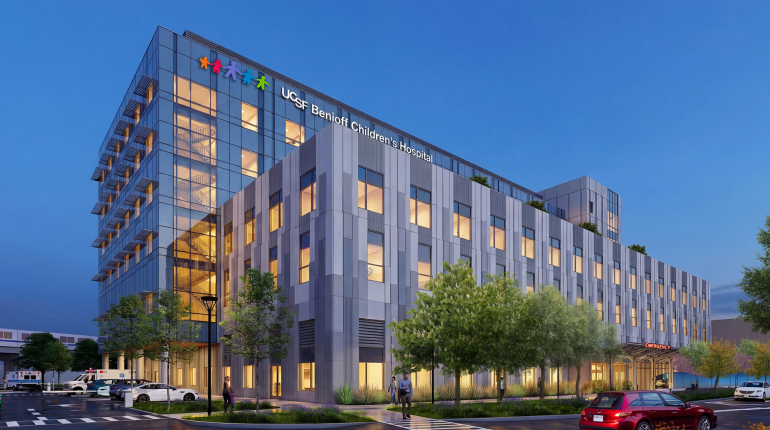 New hospital building graphic