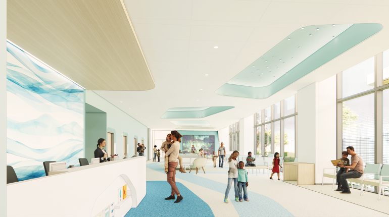 ED lobby rendering