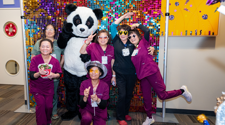 Panda Cares Center of Hope Event smiling staff