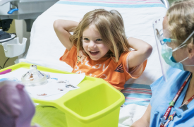 Engaging in back to school fun at the hospital